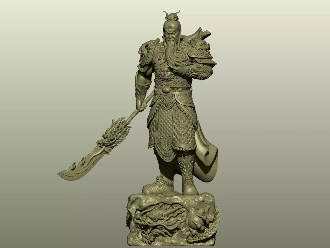 GUAN YU 04 3d print model 3D print model_0