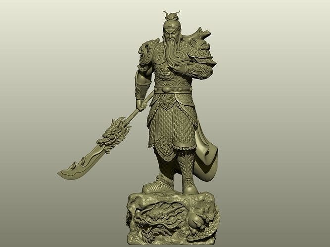 GUAN YU 04 3d print model 3D print model