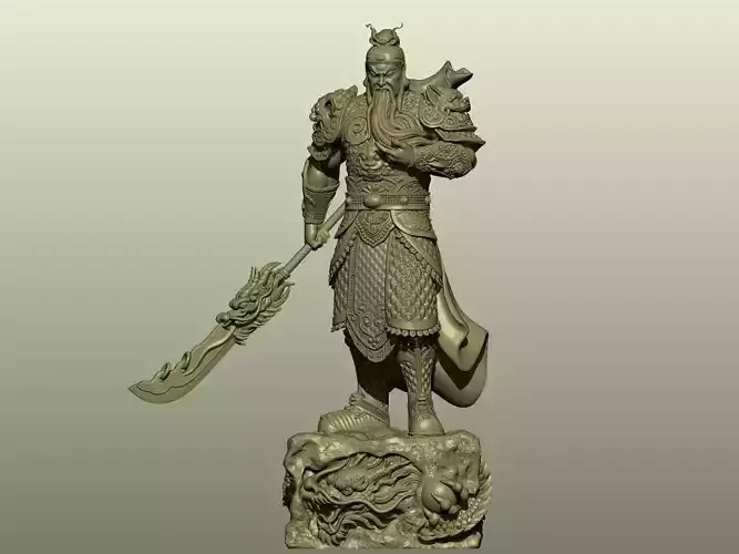 GUAN YU 04 3d print model