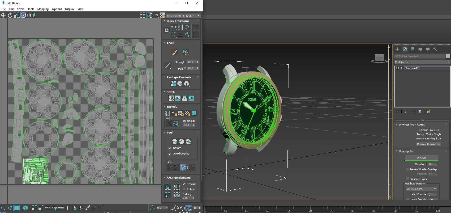 Analog Watch 3D model_12
