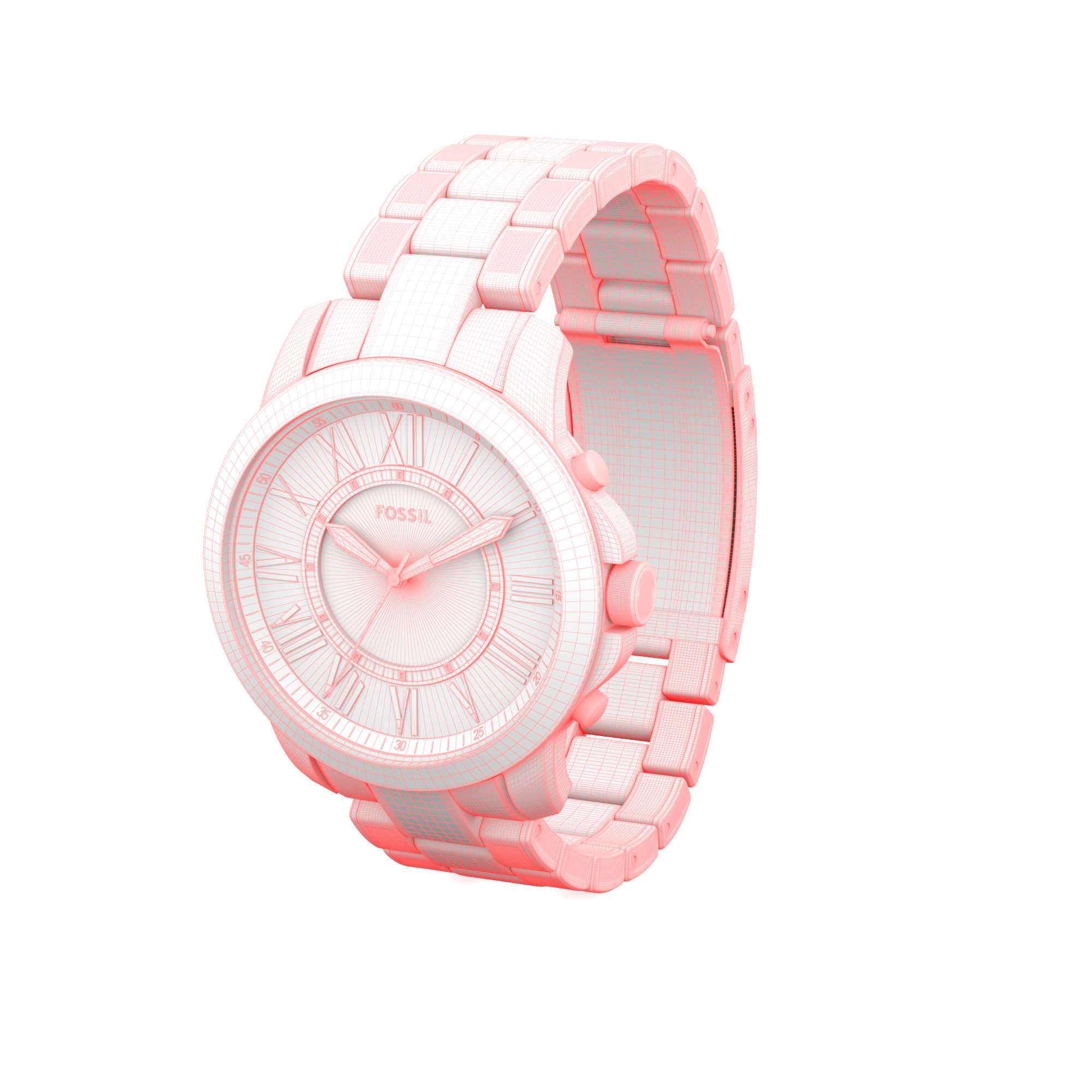 Analog Watch 3D model_8