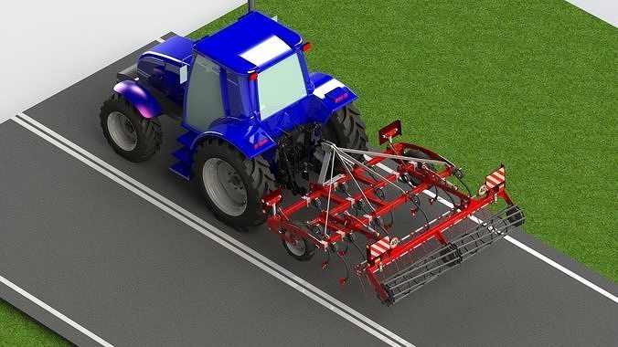 WG 0014 - STL Landscape cultivator 3r3m 3D model