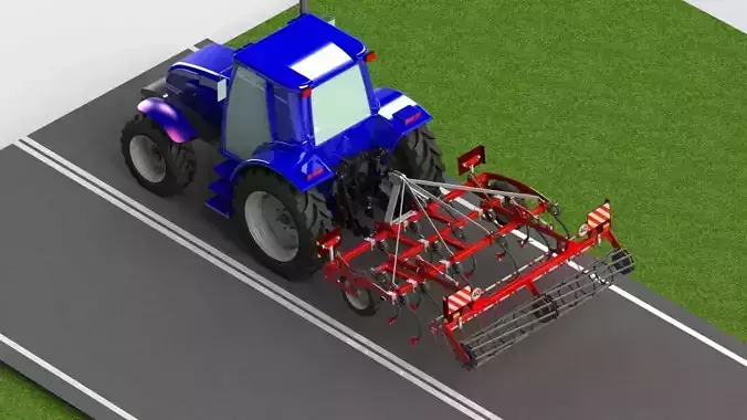 WG 0014 - Landscape cultivator 3r300 3D model