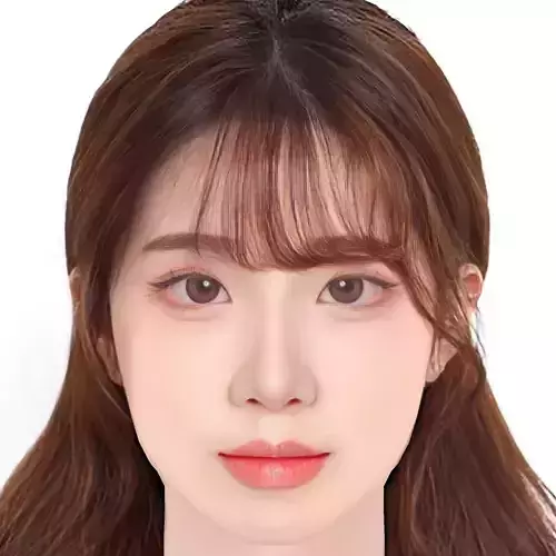 Lee Joo eun Head - No Hair - Low poly head for game