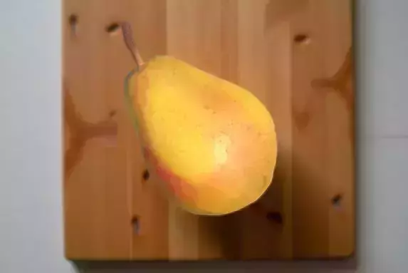 Realistic Yellow Pear 3D Model 3D model