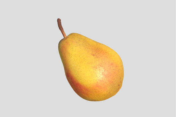 Realistic Yellow Pear 3D Model 3D model 2