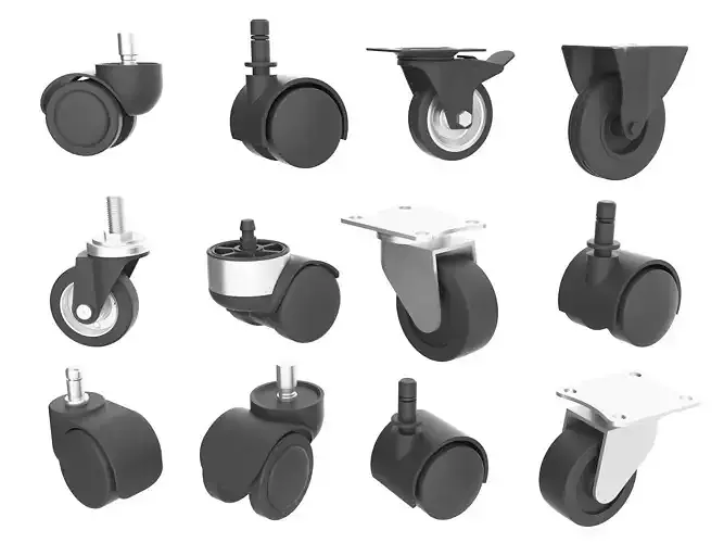 Pulley Low-poly 3D model