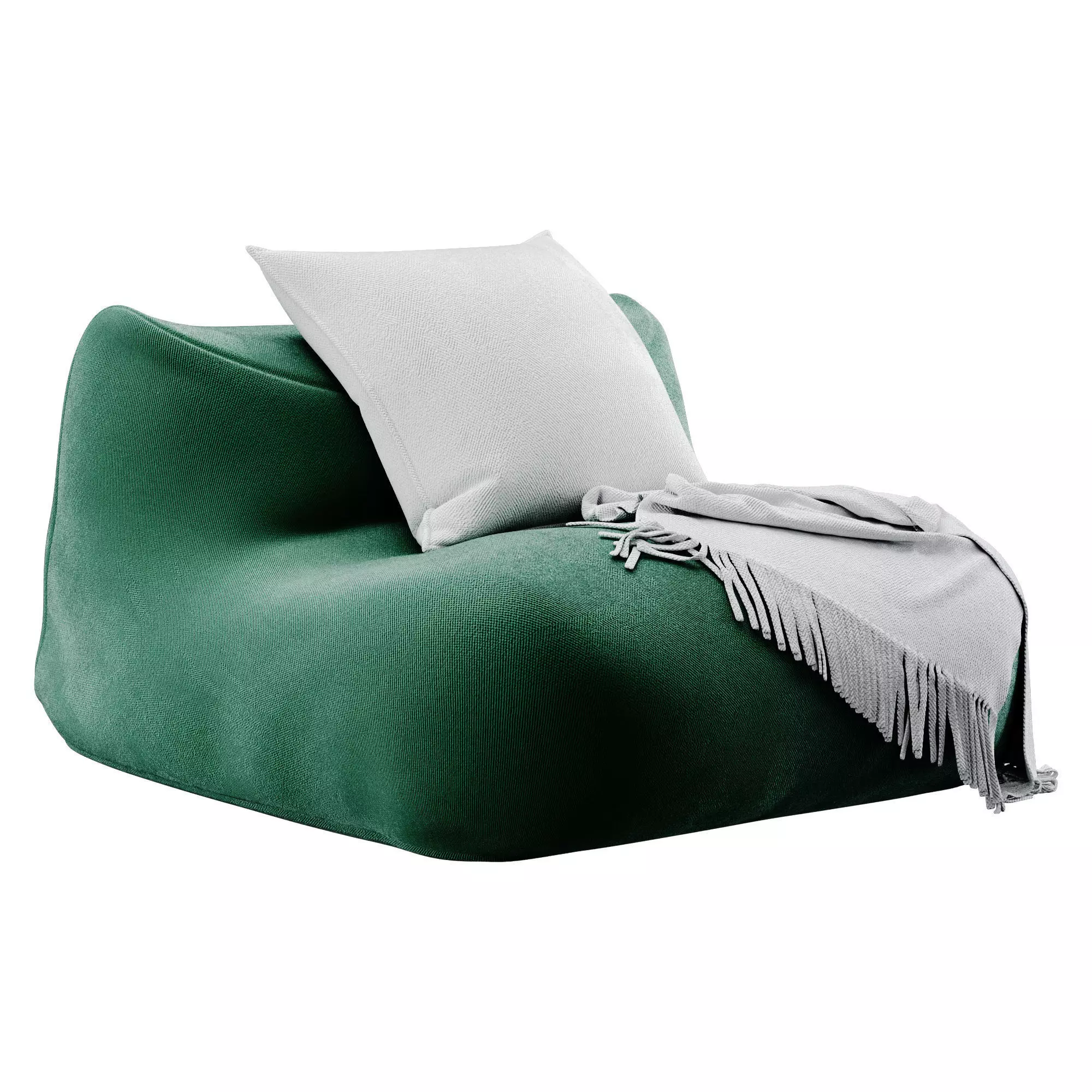 Bean Bag Low-poly 3D model