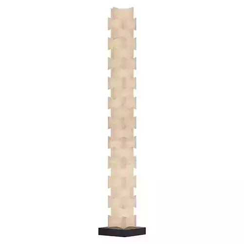 Geometric Column Floor Lamp 3D Model 3D model