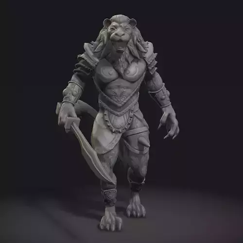 Lion 3D model