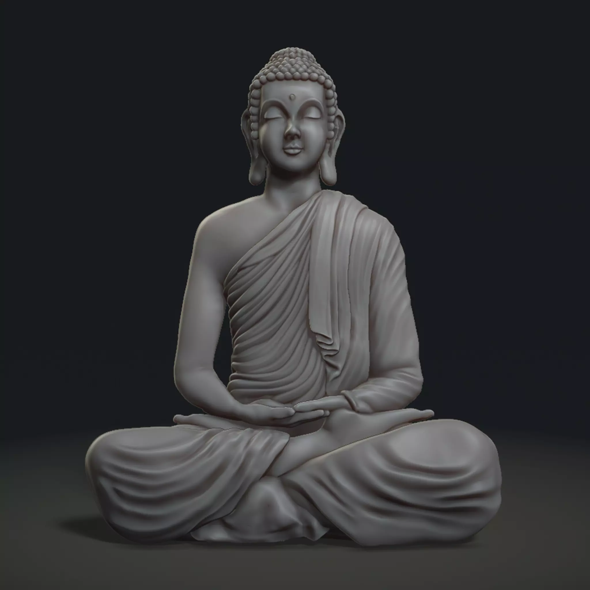 Buddha 3D mode 3D print model_0
