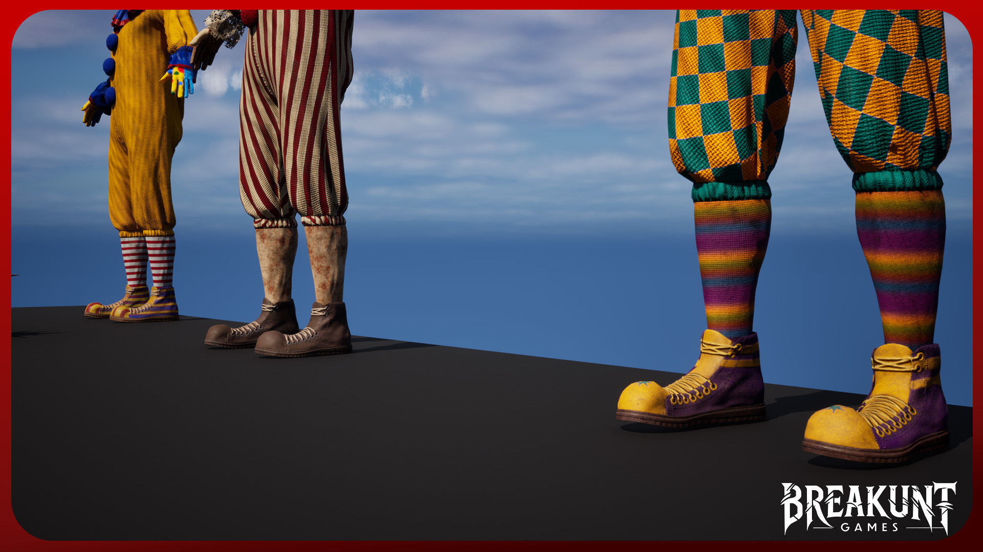 Creepy clown - 3 outfits and 3 assets 3D model_17