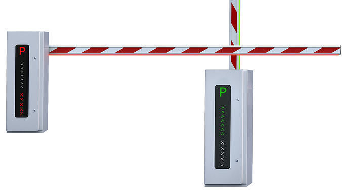  High-Speed Barrier 3D model