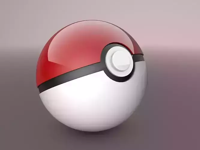 Pokeball pokemon ball Free 3D model