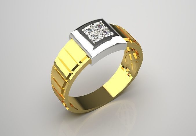 men ring mr0216 3D print model
