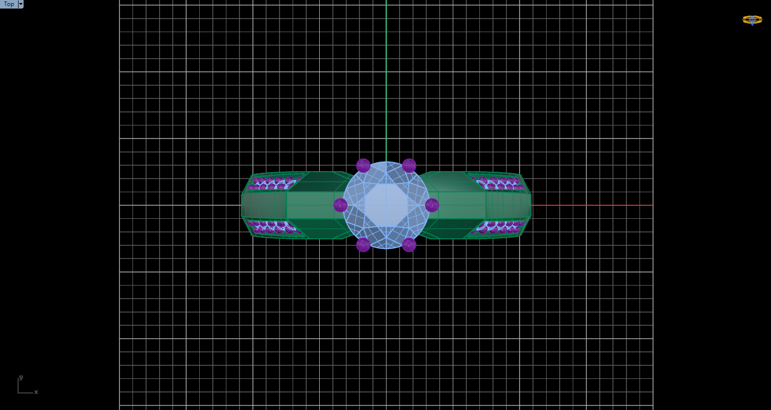 Solitaire Ring 32 3D print model_3