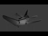 stealth jet 3D model_1