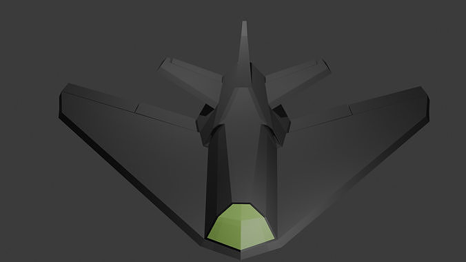 stealth jet 3D model