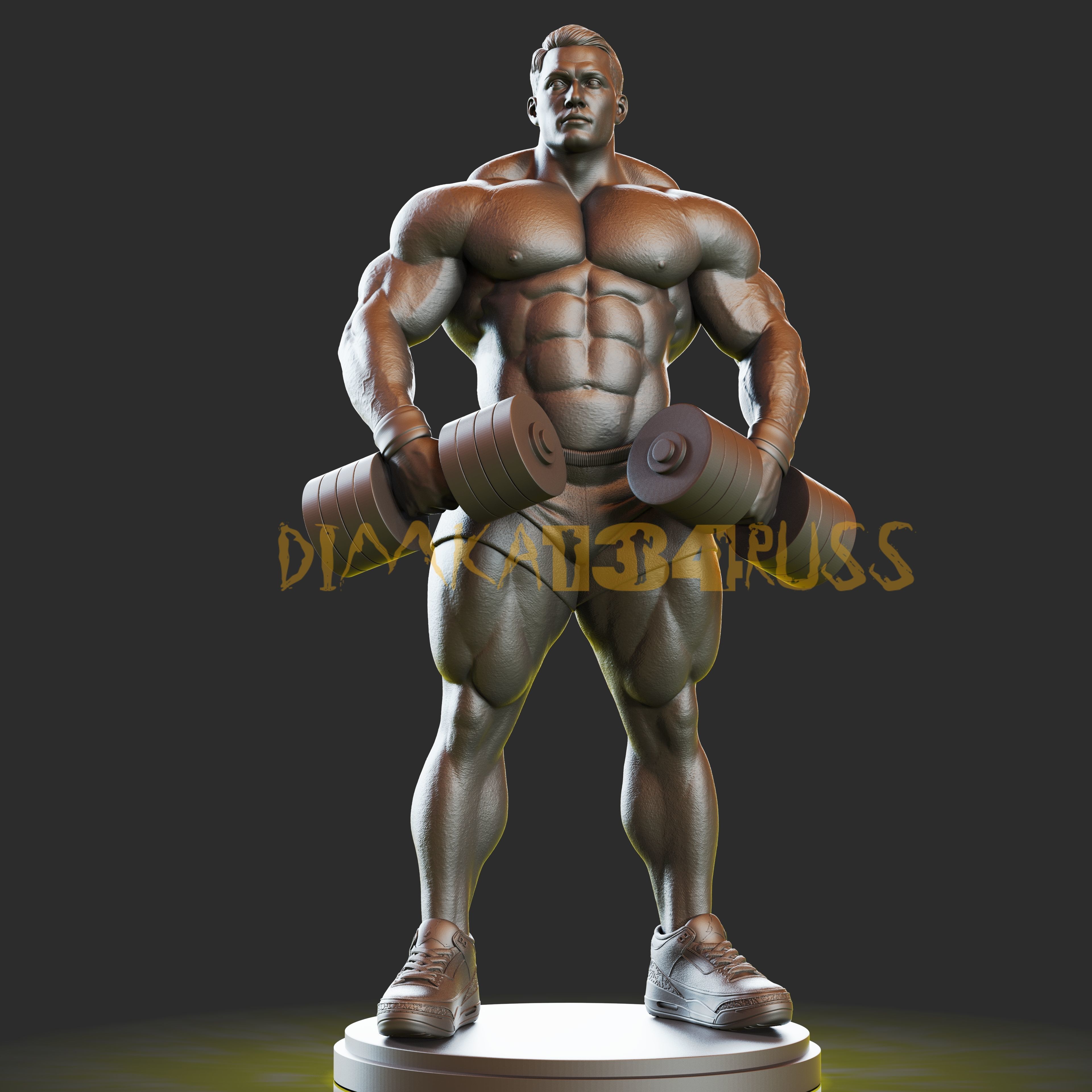 bodybuilding 3D print model_9