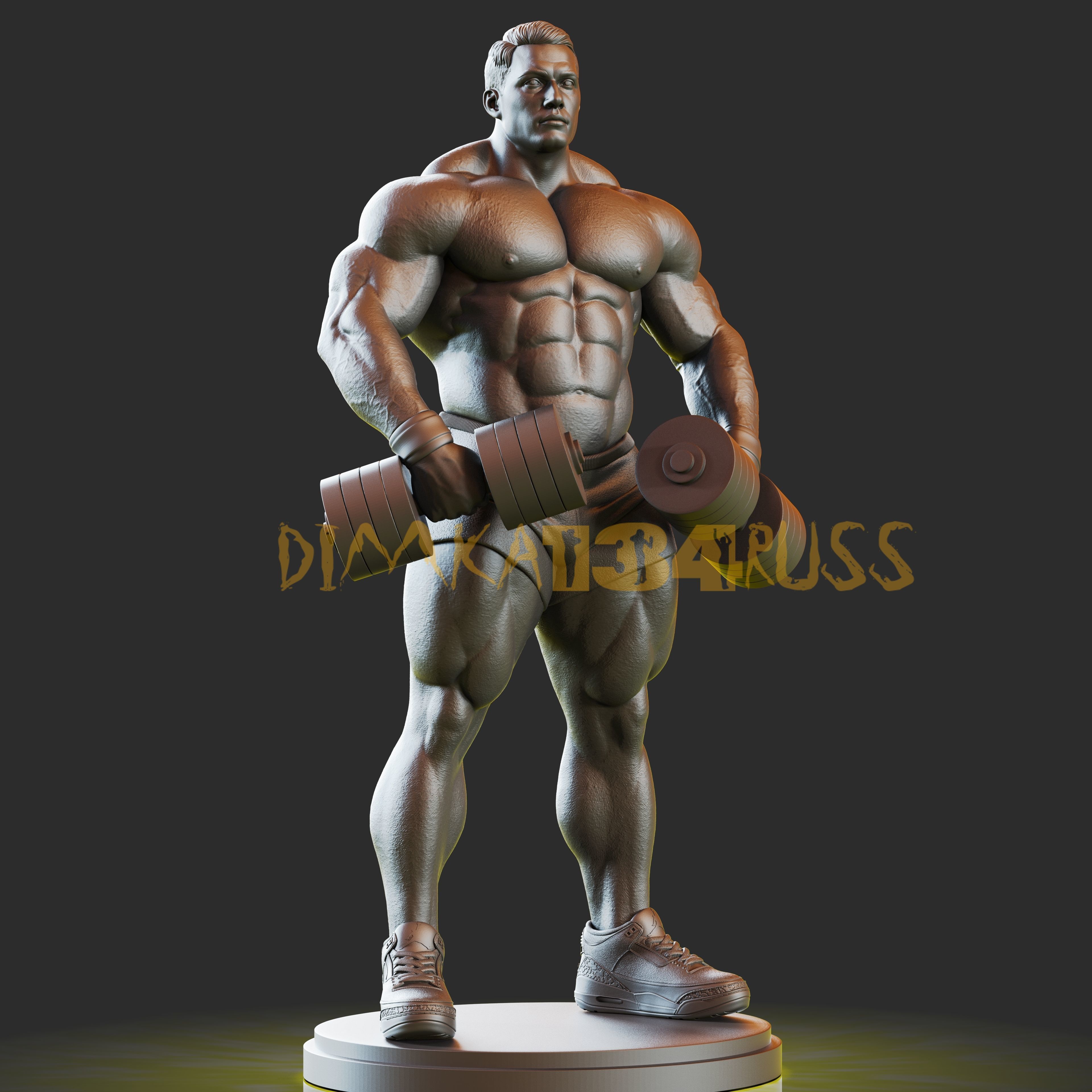 bodybuilding 3D print model_2