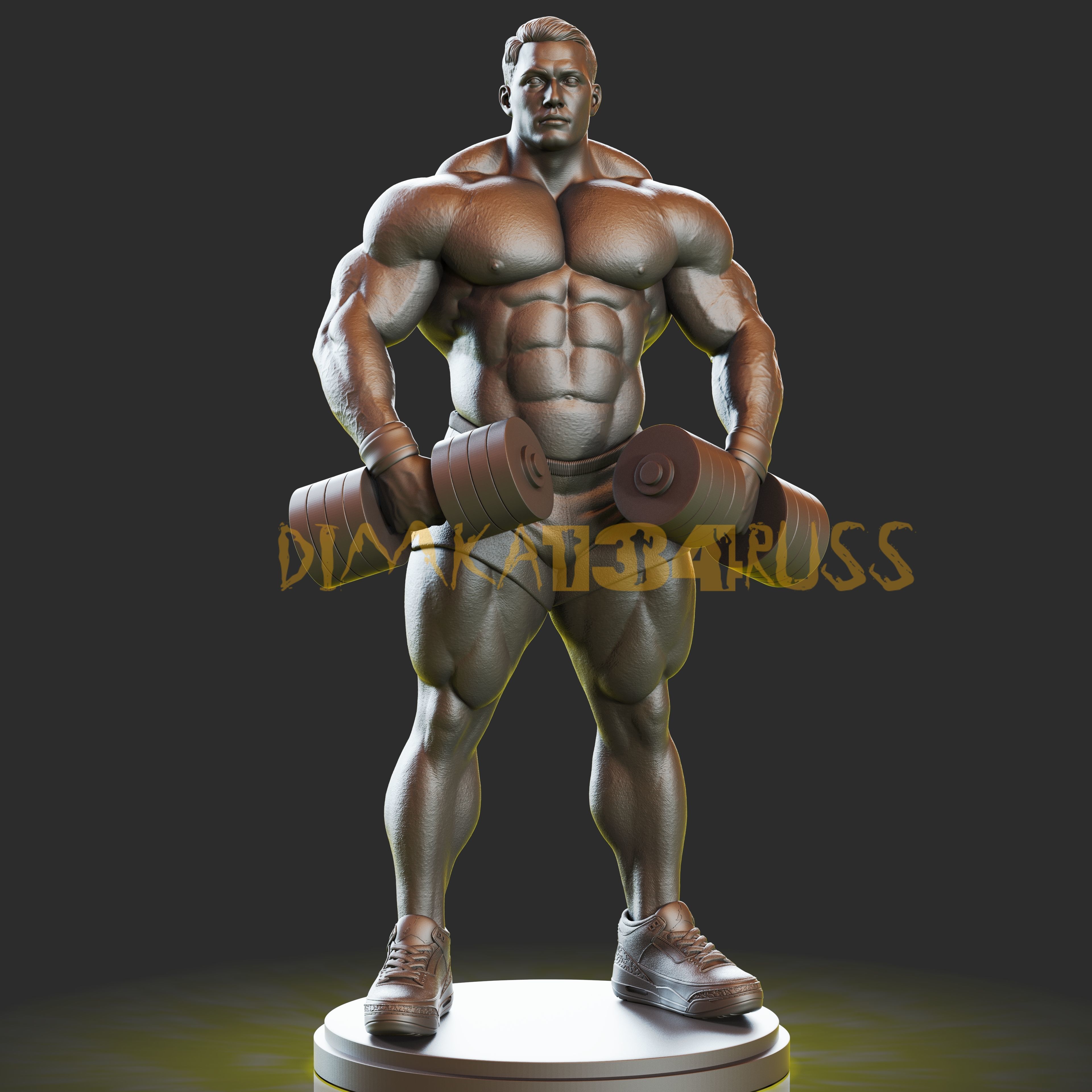 bodybuilding 3D print model_3