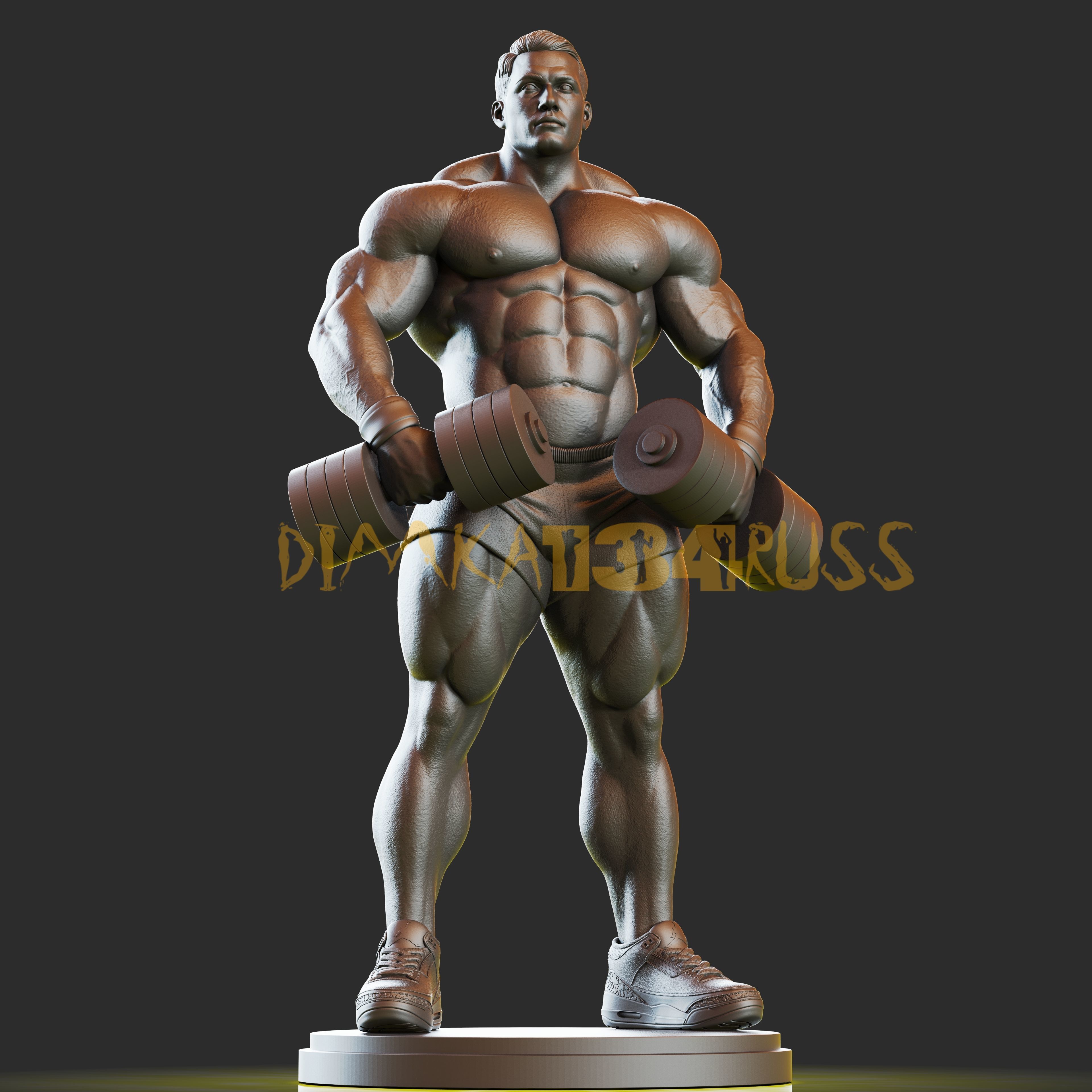 bodybuilding 3D print model_6