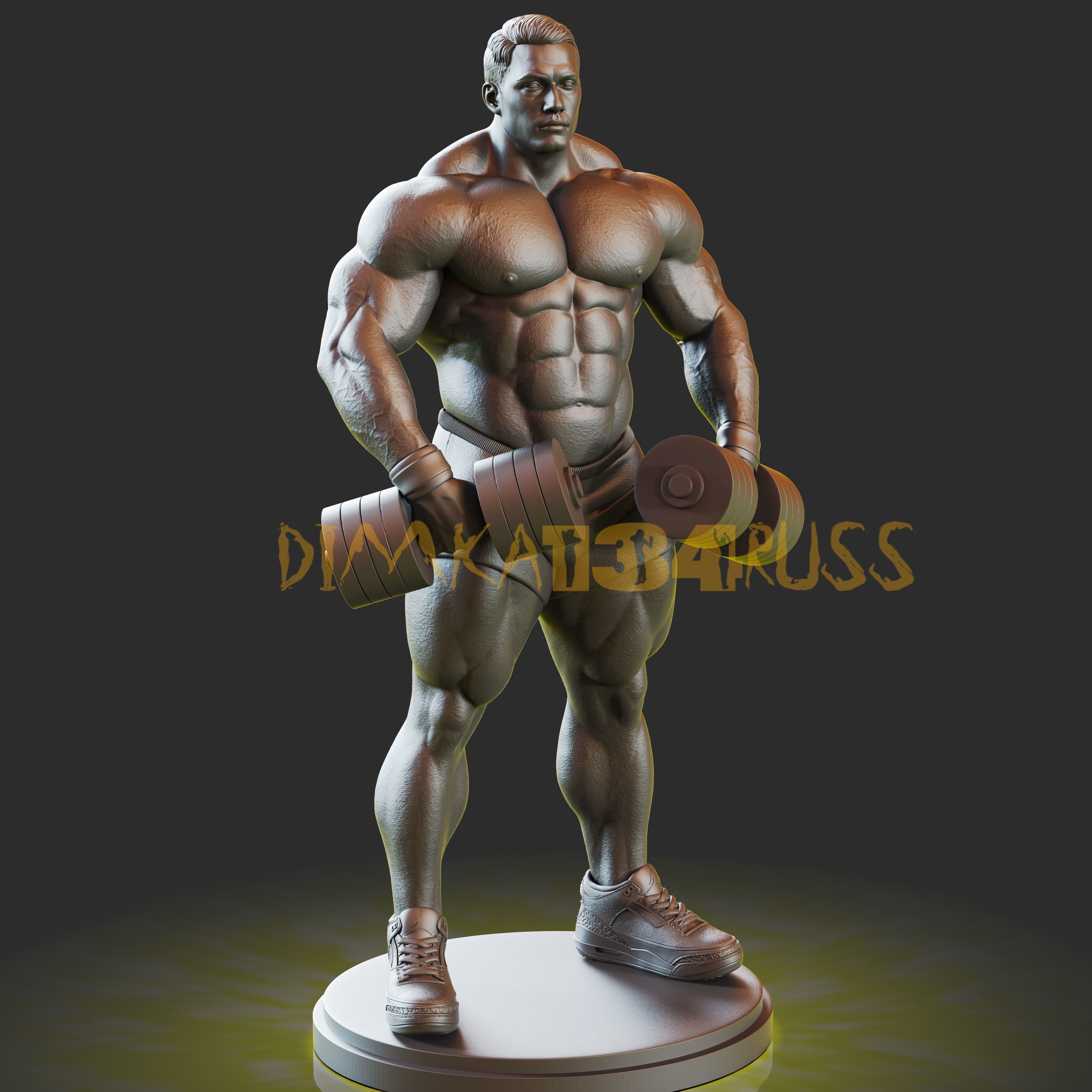 bodybuilding 3D print model_7