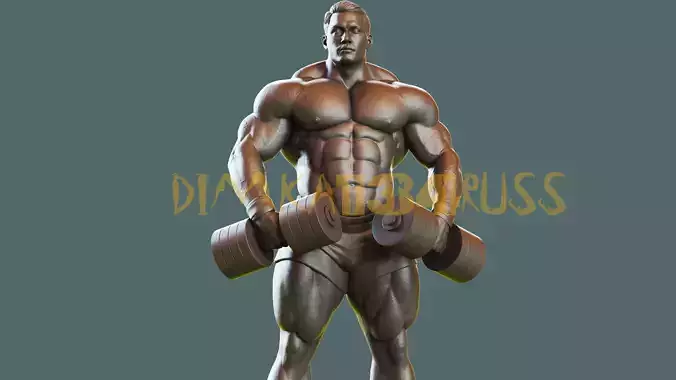 bodybuilding 3D print model