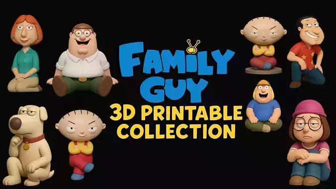 Family Guy 3D Printable Collection
