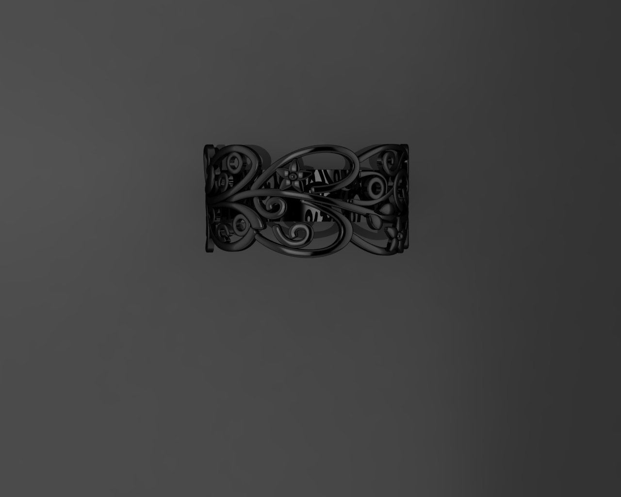 Women Ring 3D print model_24