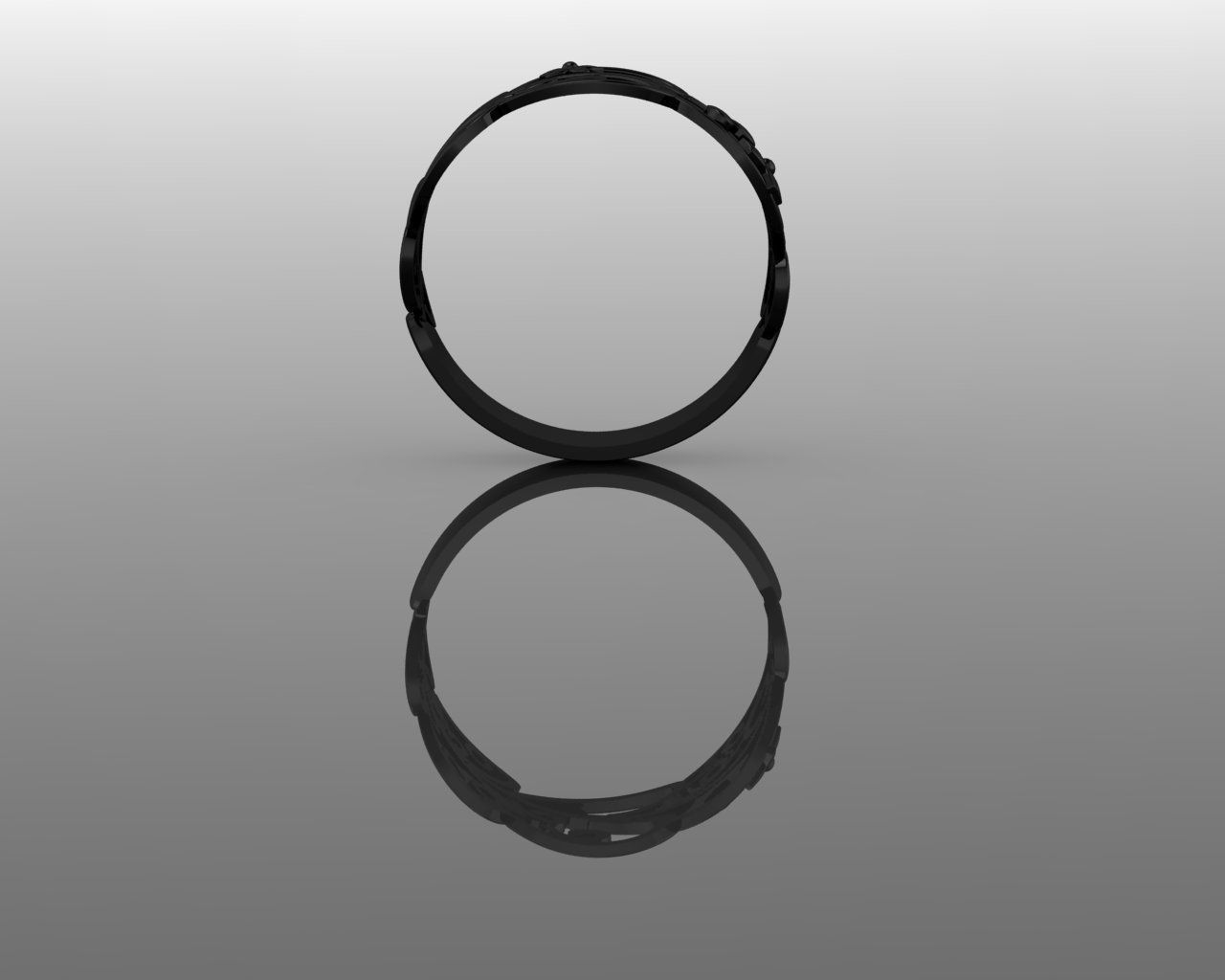 Women Ring 3D print model_22