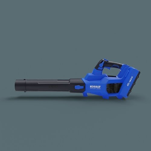 Kobalt 80-volt 630-CFM 140-MPH Battery Handheld Leaf Blower Low-poly 3D model