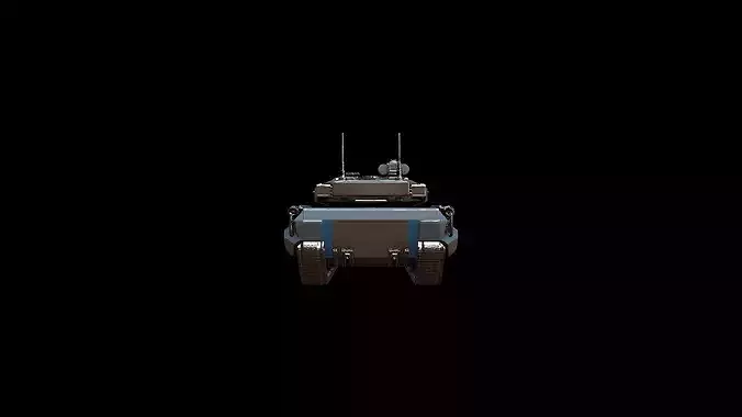 futuristic concept sci-fi design  tank 3D model 3