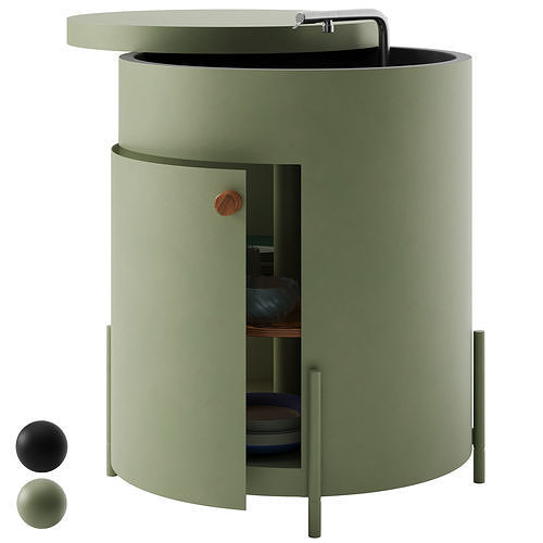 Phil module by ETHIMO set Low-poly 3D model