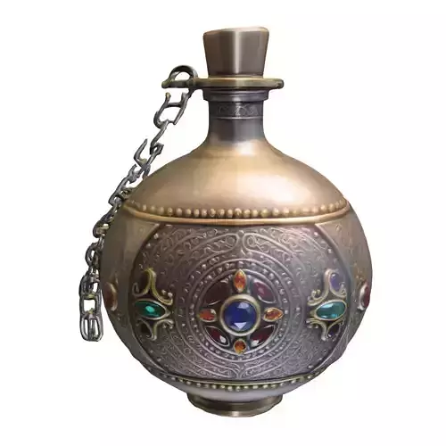 Jeweled Arcane Flask