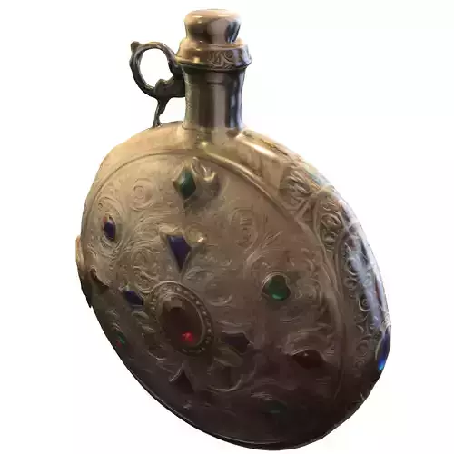 Ancient Gem Encrusted Flask