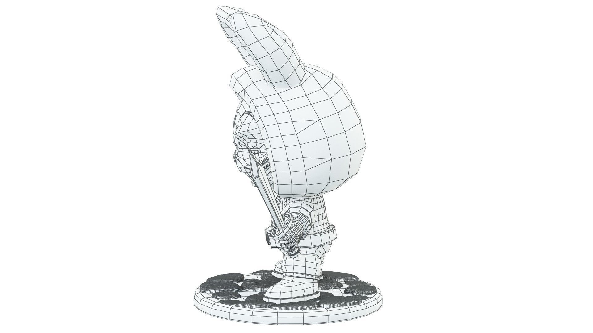 LABUBU Deadpool  3D model_14