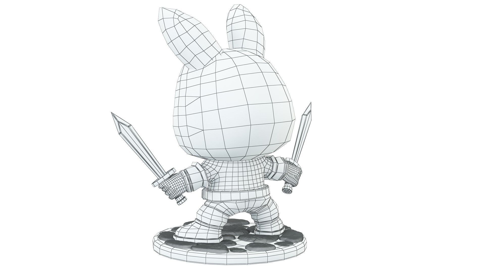 LABUBU Deadpool  3D model_13