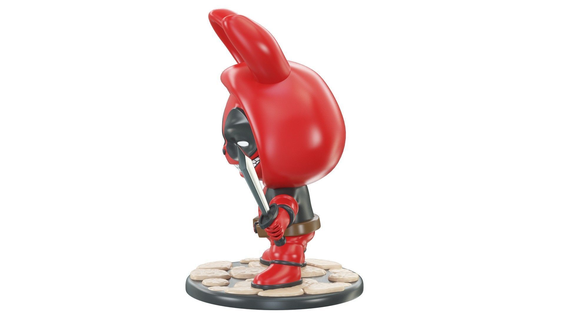 LABUBU Deadpool  3D model_6