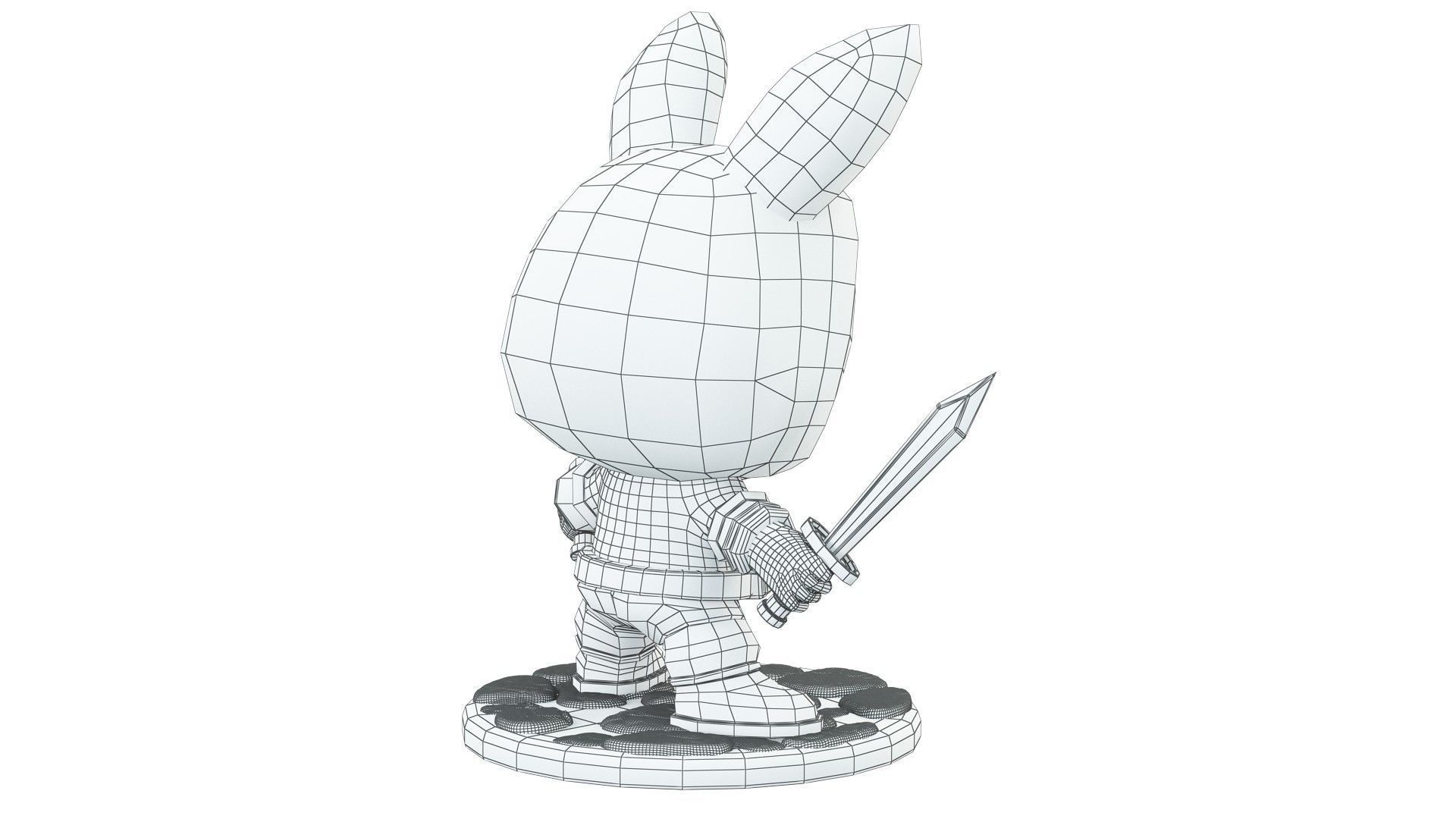 LABUBU Deadpool  3D model_11