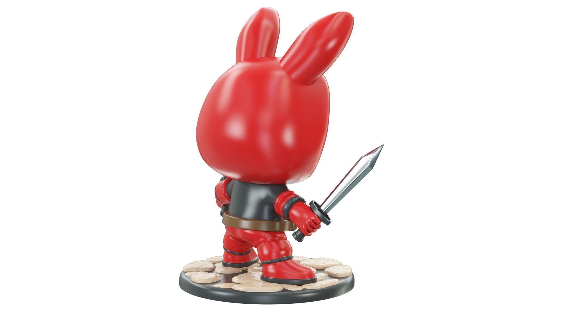 LABUBU Deadpool  3D model_3