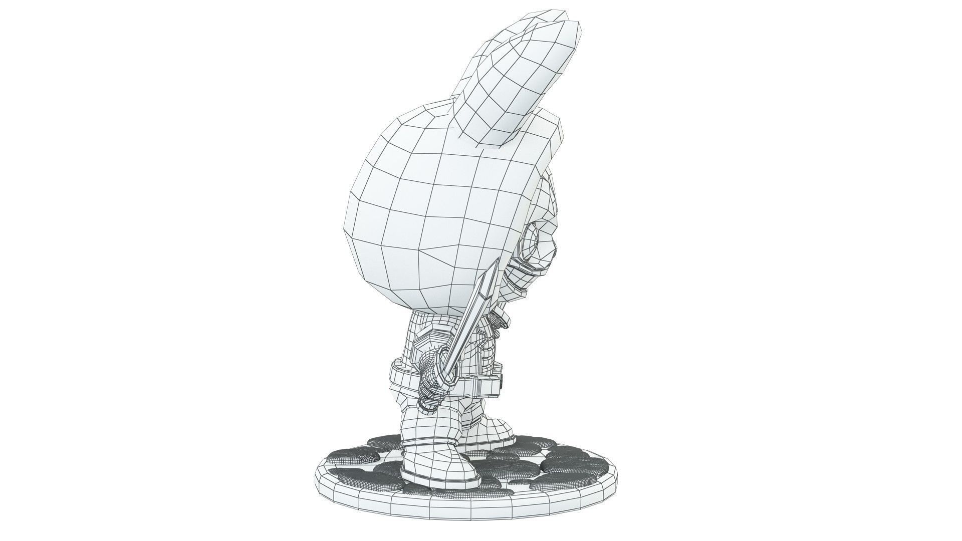 LABUBU Deadpool  3D model_10