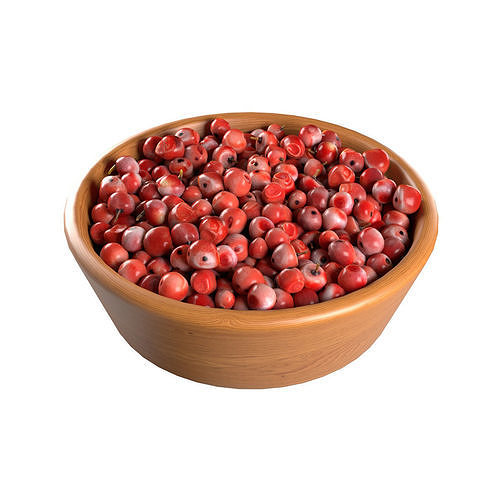 Red dried peppercorn bowl   Low-poly 3D model