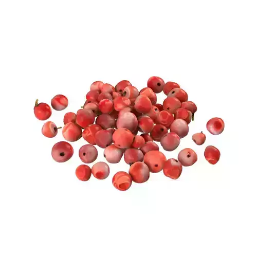 Red dried peppercorn pile