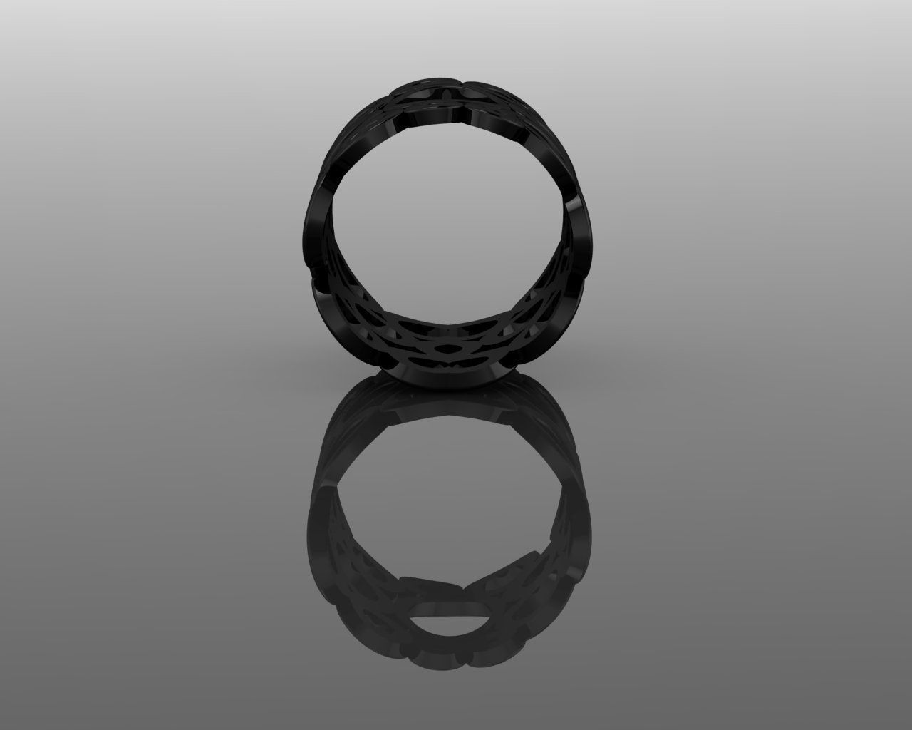 Women Ring 3D print model_19