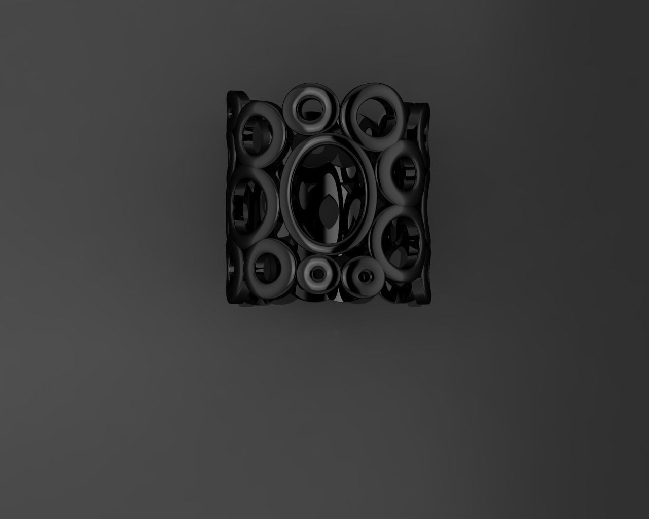 Women Ring 3D print model_21