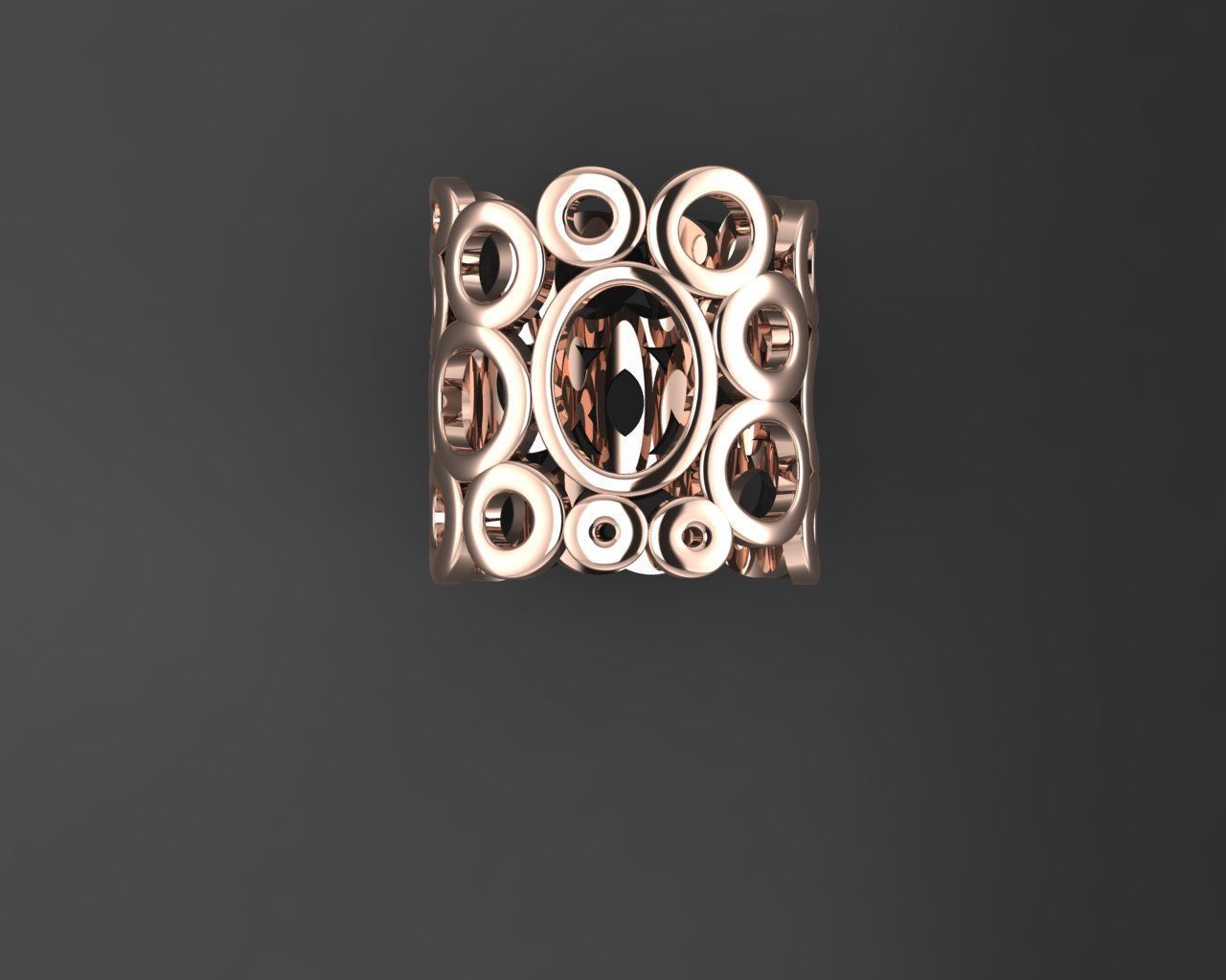 Women Ring 3D print model_15