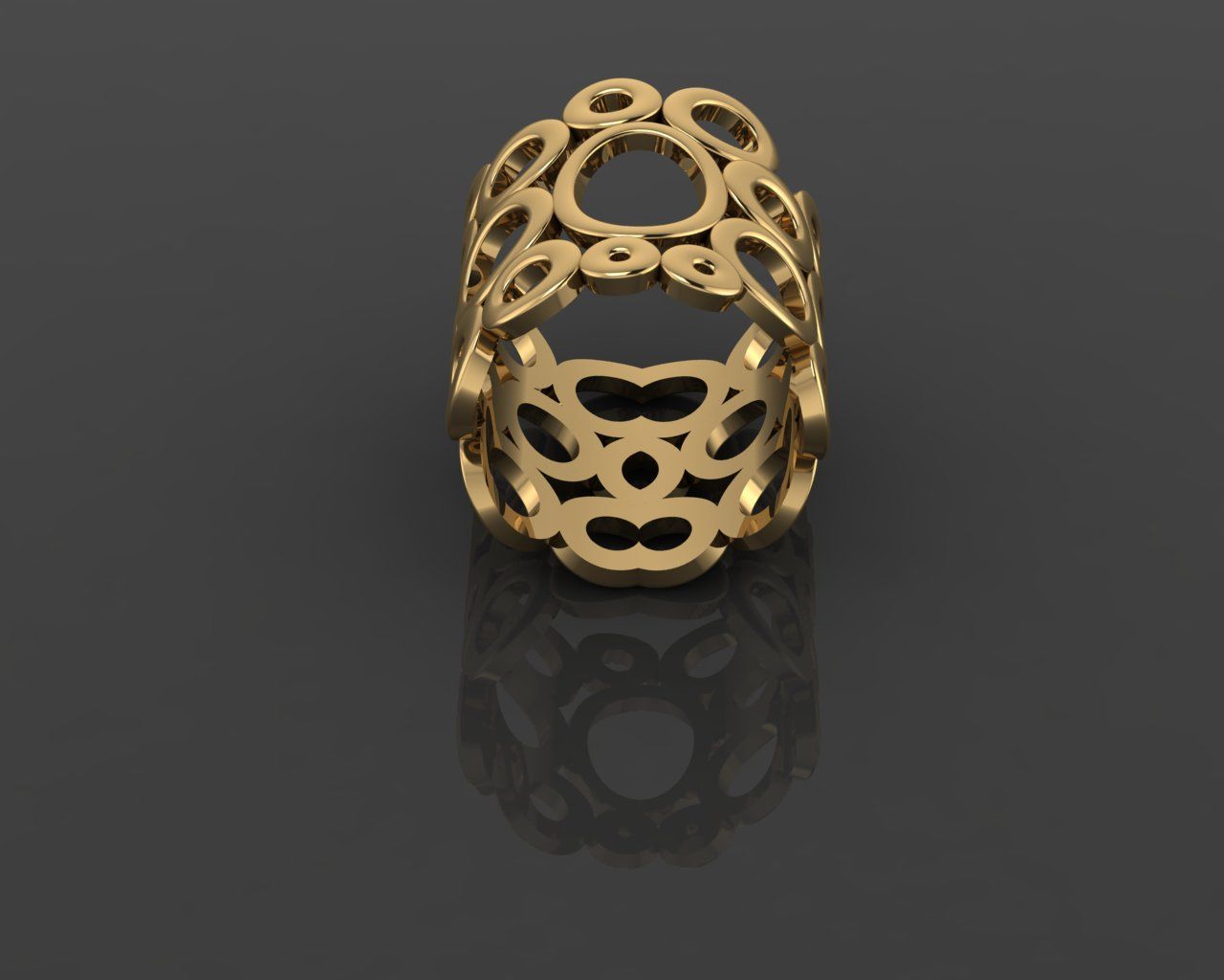 Women Ring 3D print model_2