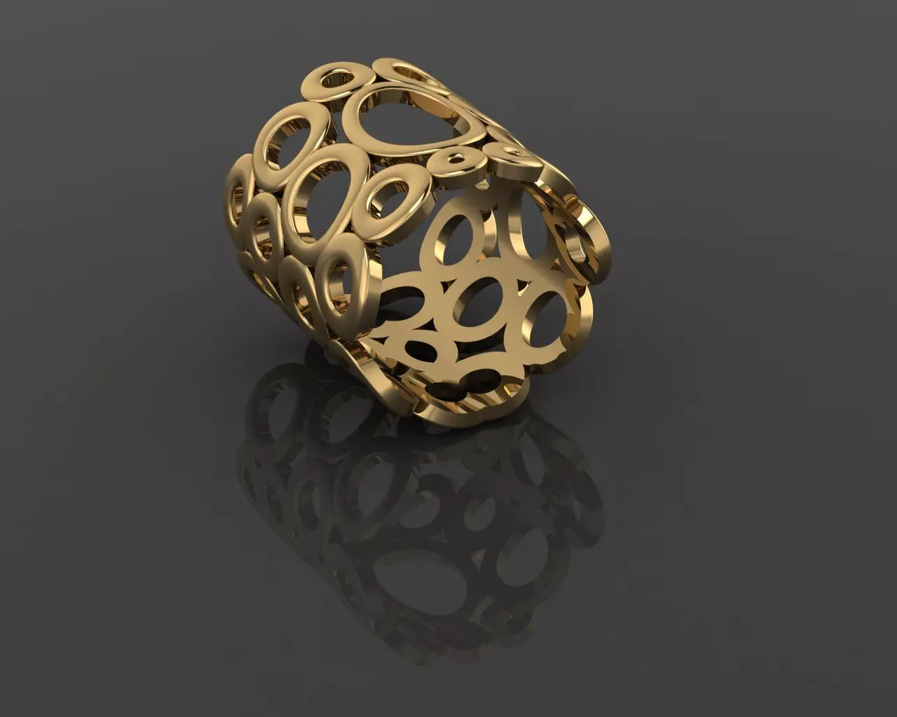 Women Ring 3D print model_0