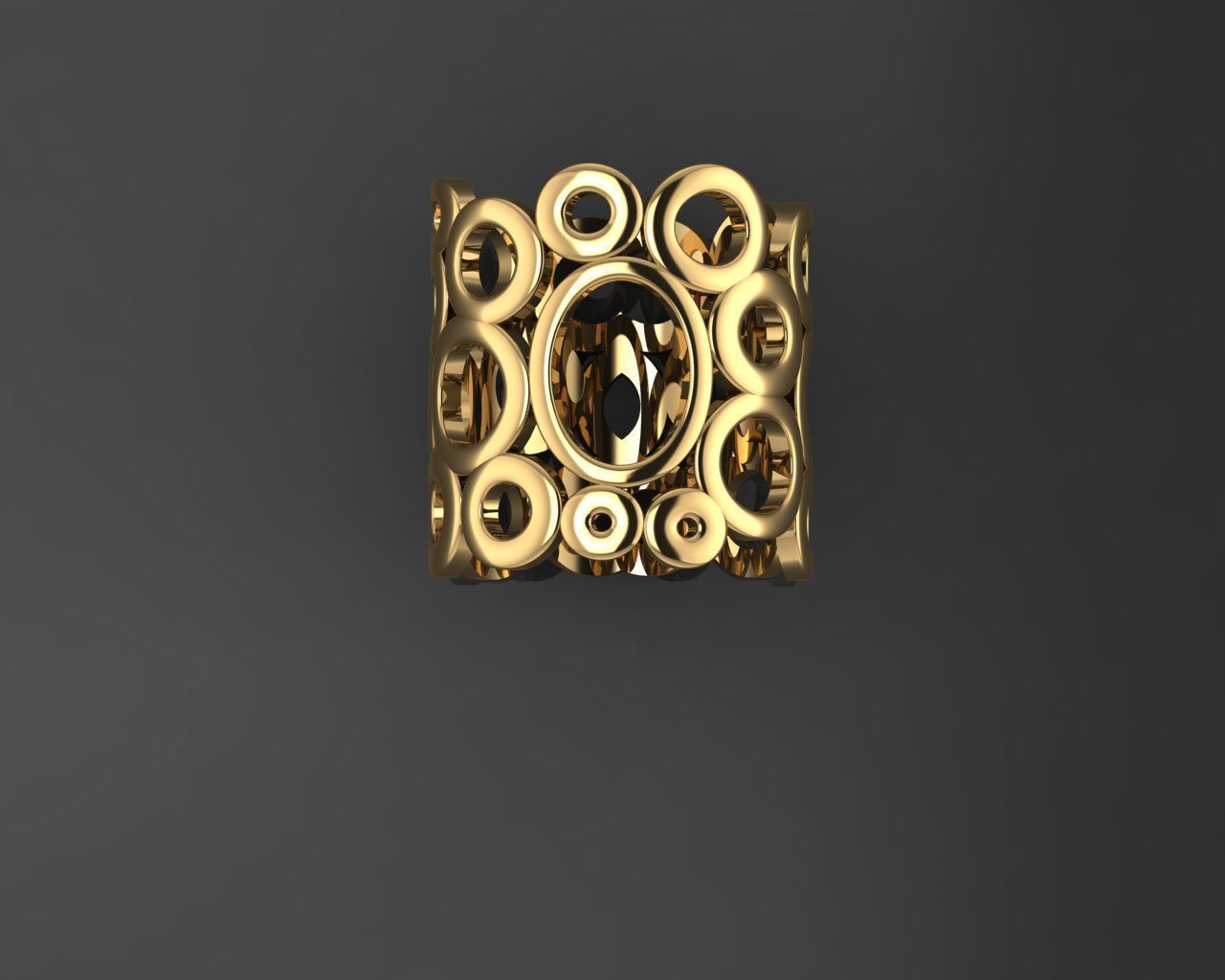 Women Ring 3D print model_3